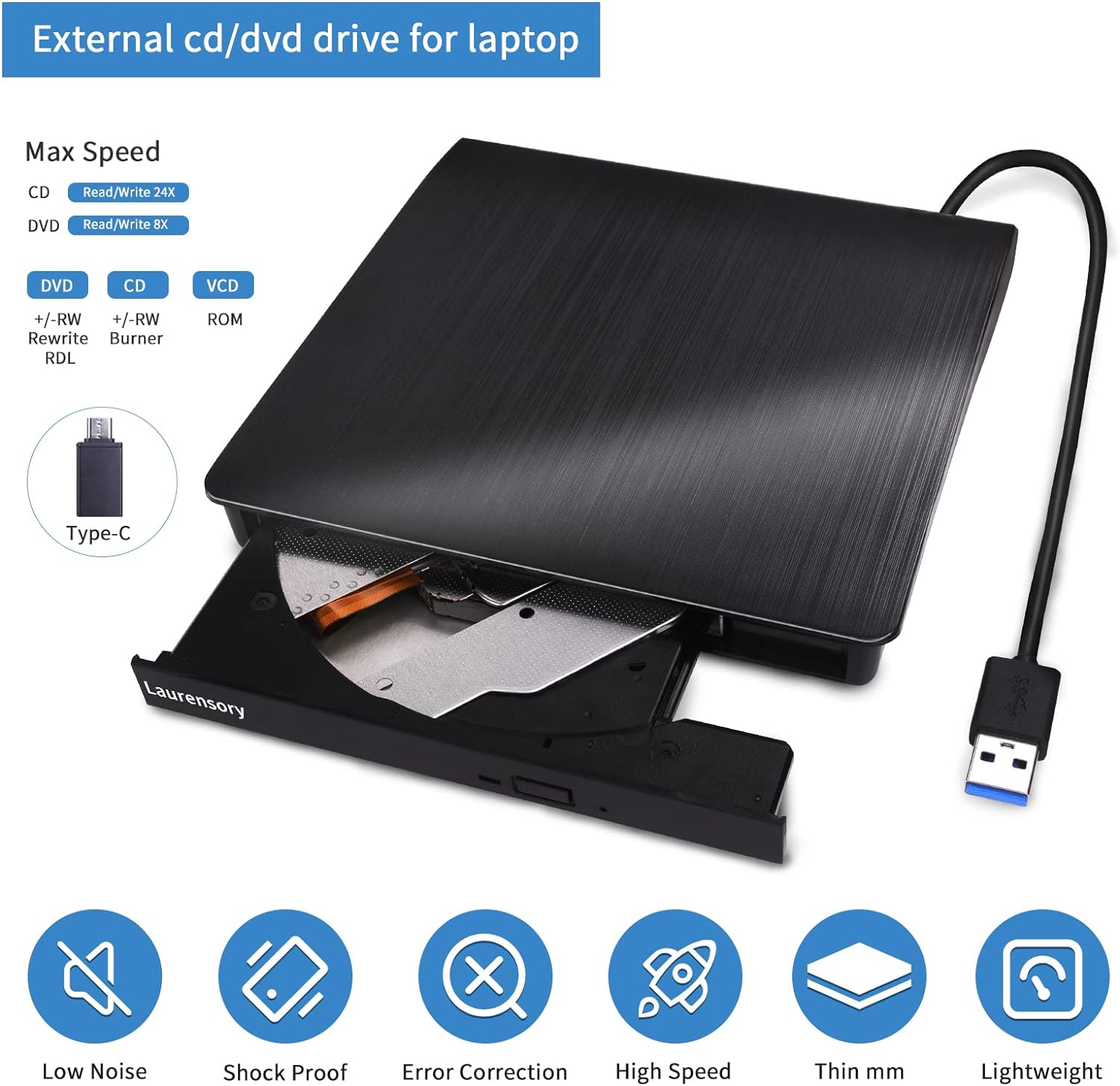 External CD DVD Drive